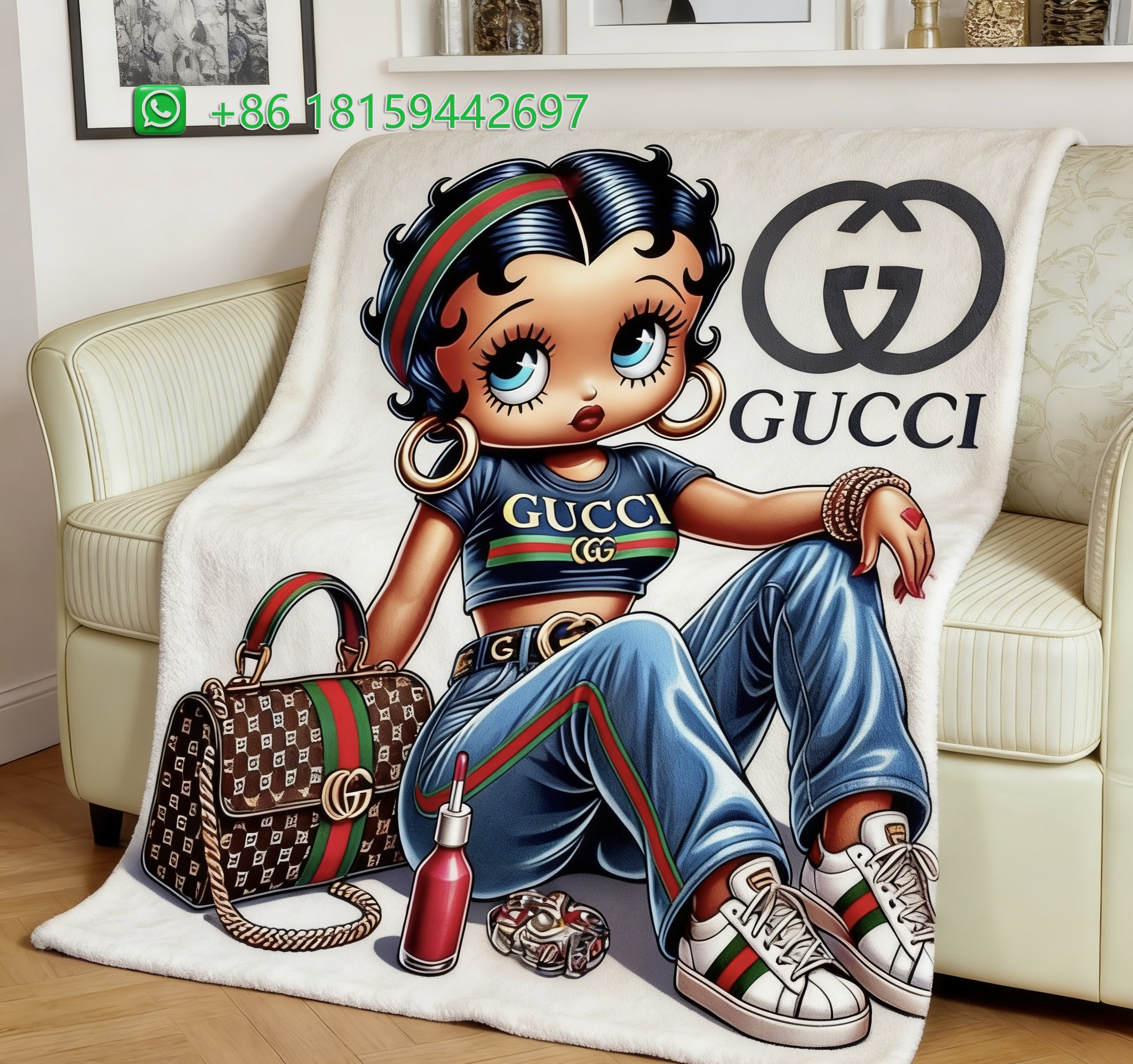 Gucci Throw Blankets